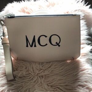 Alexander McQueen Pink Wristlet Clutch New Without Tags